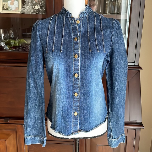 Damada Jeans Shirt Blouse Junior L Adult S - Picture 10 of 10